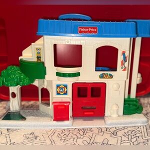 Fisher-Price Red and Blue Playhouse Set